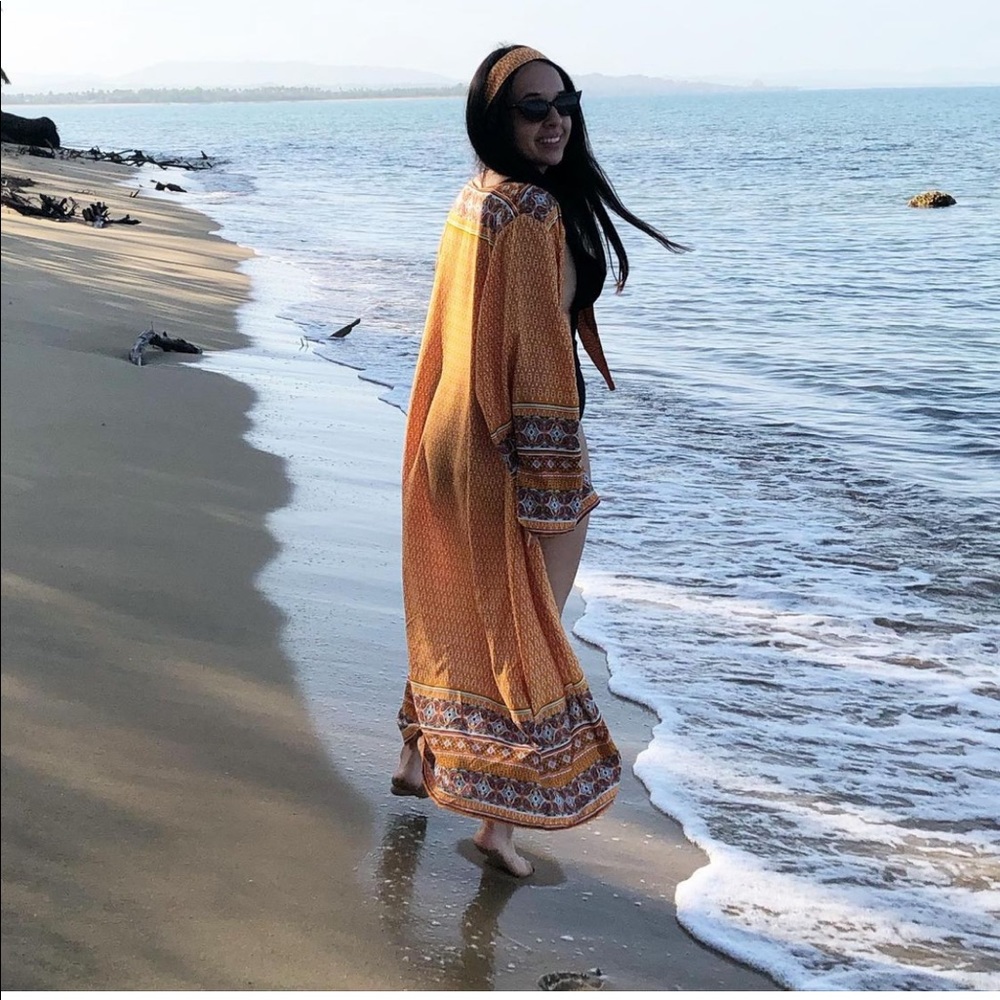 BATHING SUIT COVERUP KIMONO